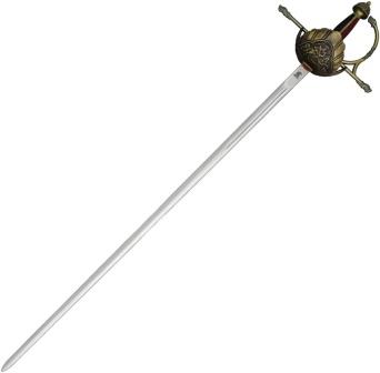 CI275 Art Gladius Musketeer Sword Brass